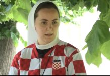 Ovo je časna sestra koja je sama sebe povrijedila nožem i izmislila da je za to kriv migrant