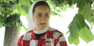 Ovo je časna sestra koja je sama sebe povrijedila nožem i izmislila da je za to kriv migrant