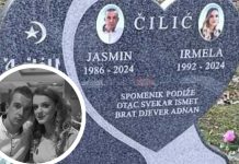 Zagrljeni i u smrti: Irmela i Jasmin Čilić, stradali u poplavama, dobili spomenik uz podršku BHFanaticosa