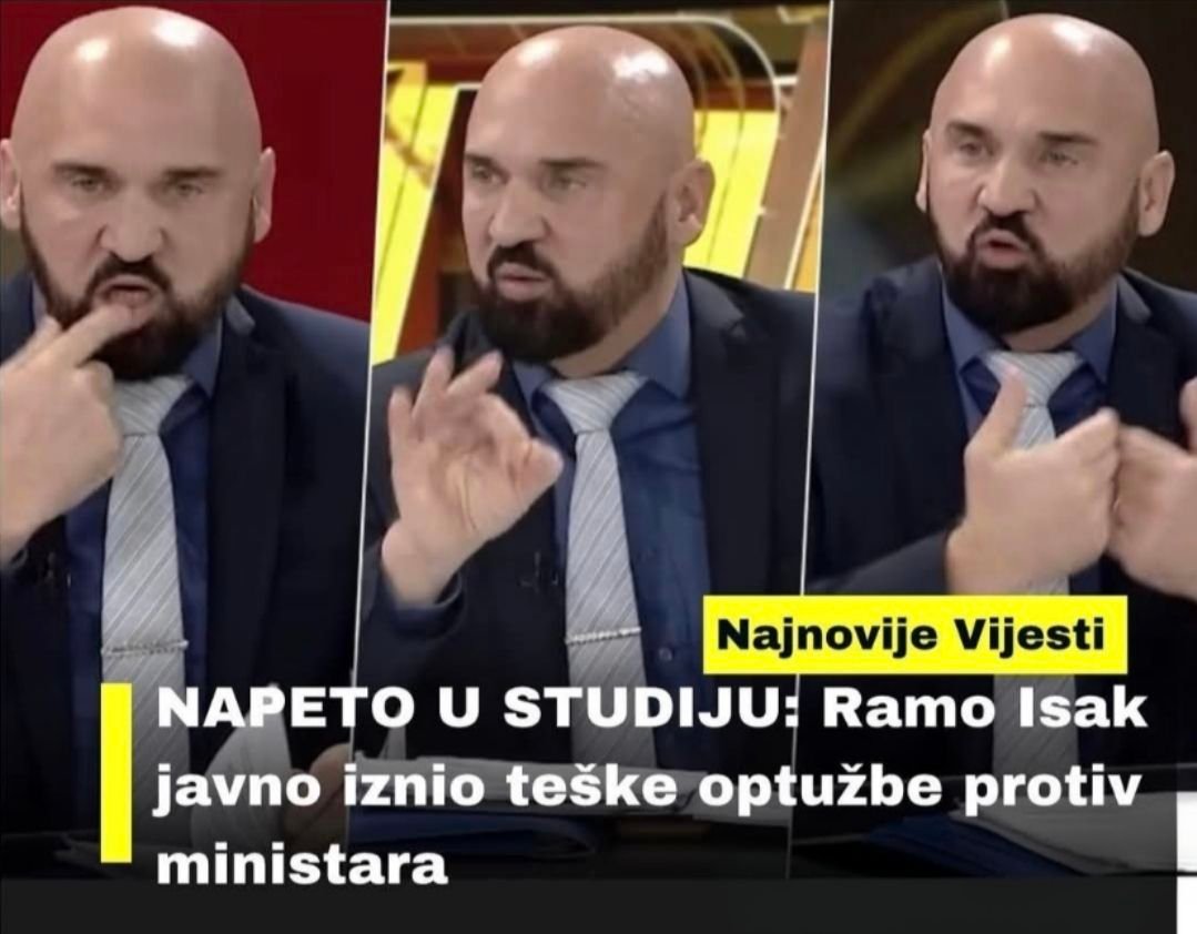 NAPETO U STUDIJU: Ramo Isak javno iznio teške optužbe protiv ministara