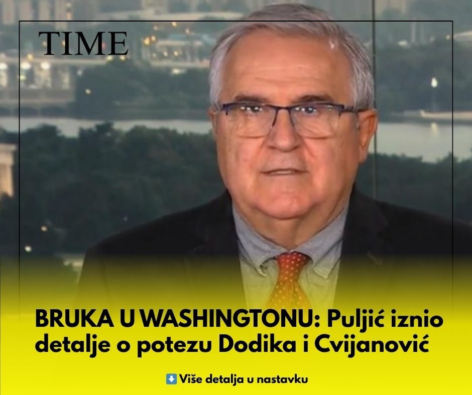 BRUKA U WASHINGTONU: Puljić iznio detalje o potezu Dodika i Cvijanović