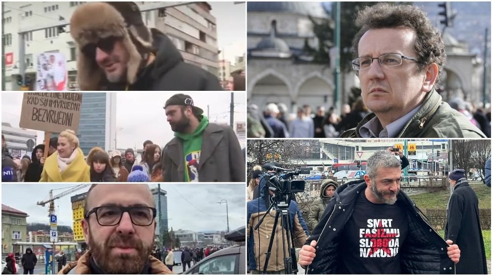 Ne, gospodo, oni nisu SDA botovi: Šaran, Muratović, Delibašić, Turčalo, Mujkić i Štukan na jučerašnjim protestima uz mlade