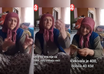 Slučaj u BIH: Baka odbila donaciju od 40 KM, “Mislila sam da ima 400”