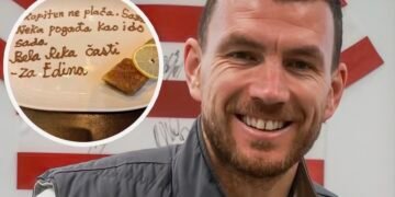 Kapiten Zmajeva uživa veliko poštovanje u Beogradu: Poruka na tanjiru uz baklavu oduševila sve!