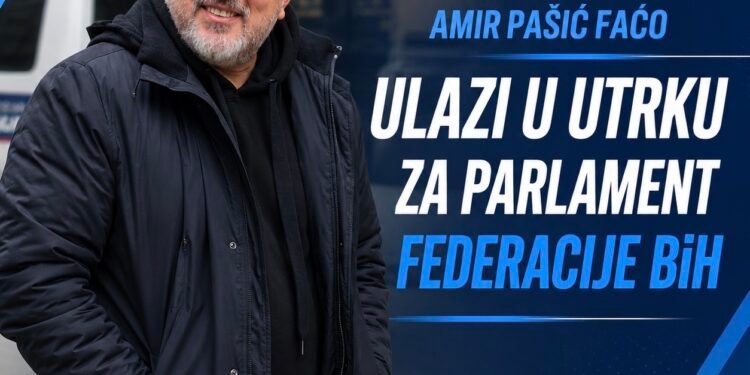 Amir Pašić Faco kandidat za Parlament FBiH