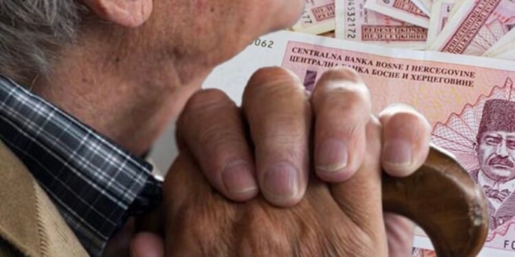Za 20 godina radnog staža: Prije 1. januara 666,76 KM, poslije 470,83 maraka