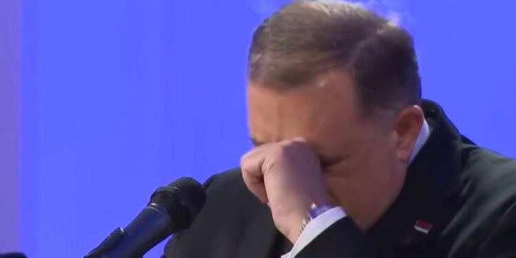 Milorad Dodik zaplakao: “Ne mogu da vjerujem da ovdje stojim i ovo govorim”