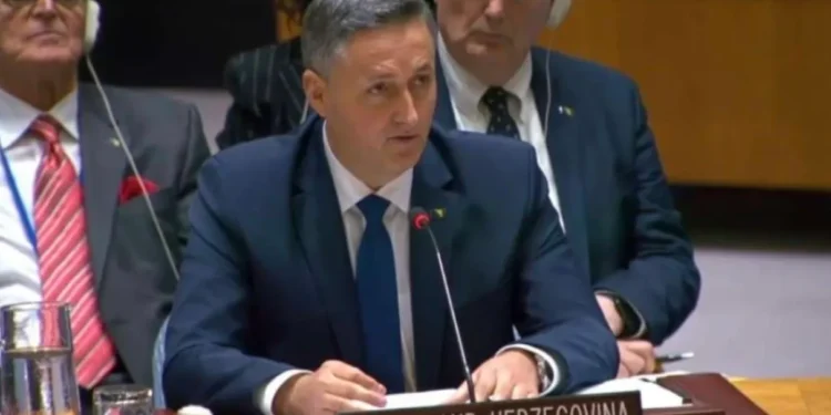 BURA U NEW YORKU: Denis Bećirović pred Vijećem sigurnosti UN