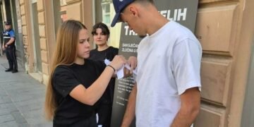 Bh. reprezentativac Kerim Alajbegović pridružio se obilježavanju Dana bijelih traka