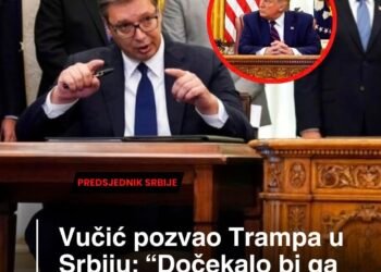 Vučić pozvao Trampa u Srbiju: “Dočekalo bi ga više od 100.000 ljudi”