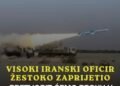Visoki iranski oficir žestoko zaprijetio: Pretvorit ćemo regiju u pakao