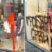 Sramotan prizor u Doboju: Vandali uništili izlog na kojem je bila majica posvećena Zmajevima