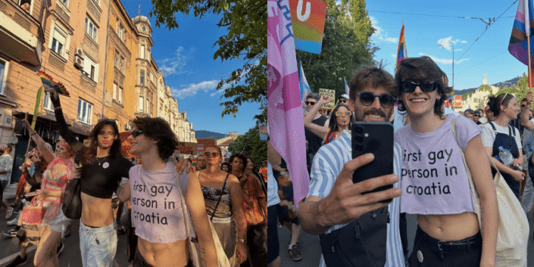 Marko Bošnjak privukao pažnju na Povorci ponosa u Sarajevu: Nosio majicu s neobičnim natpisom