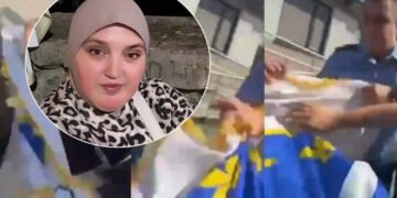 Policija u Doboju nasilno skinula zastavu Republike BiH sa auta žene iz Maglaja, stavili joj lisice, priveli i maltretirali