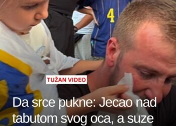 Potresne scene u Potočarima: Sin nakon 31 godine zaplakao nad tabutom oca, suze mu brisala kćerka