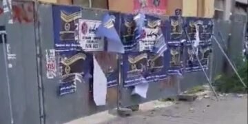 U Novom Sadu postavljeni plakati podrške Ratku Mladiću, građani ih pocijepali