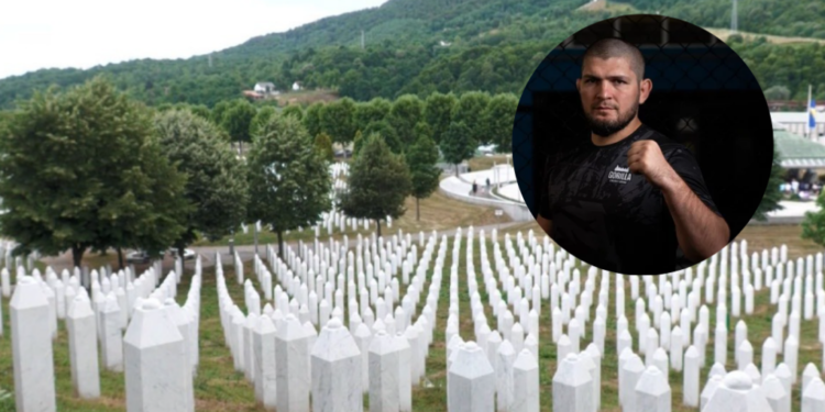 Habib Nurmagomedov odao počast žrtvama genocida u Srebrenici
