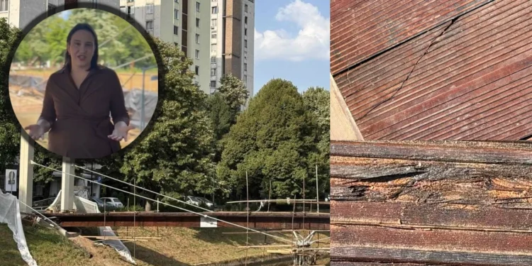 Most Ars Aevi u Novom Sarajevu već ima oštećenja, a nije ni završen: Zašto pucaju i ljušte se bangkirai patosnice?