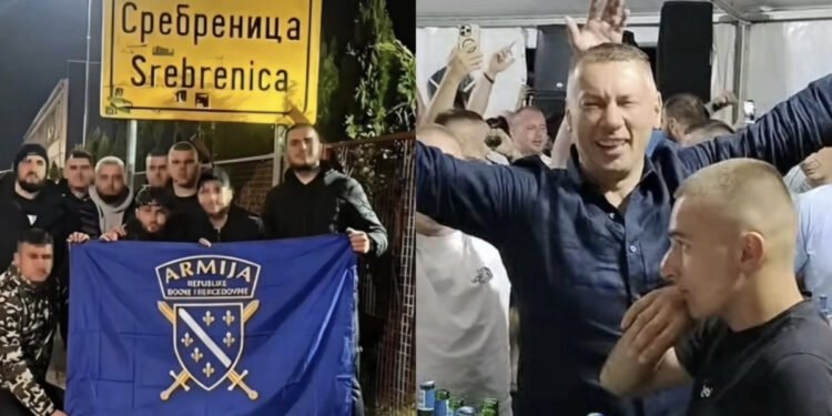 Muškarci u Srebrenici podigli zastavu ARBiH. Nešić: Zašto javnost iz FBiH ne osudi ove provokacije?