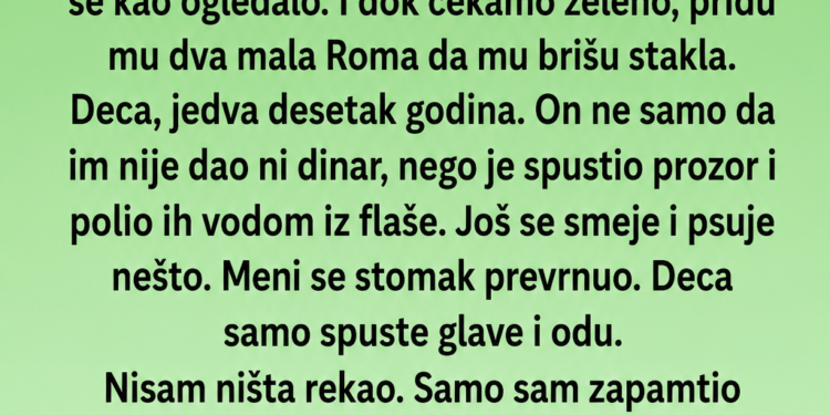 PONIZIO JE DVOJICU DJEČAKA NA SEMAFORU: Mjesec dana kasnije dovezao je AUDI U MOJU RADIONICU – nije očekivao šta ću mu reći!