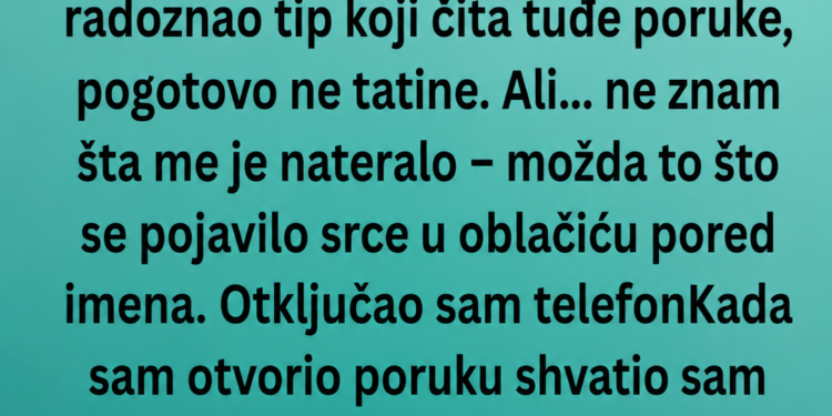 TATINA LJUBAVNICA BILA JE MOJA TETKA – A ONDA JE MAMA OTKRILA TAJNU KOJA JE SVE PROMIJENILA