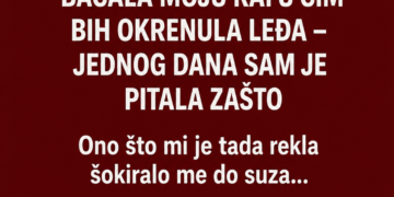 SVEKRVA JE SVAKOG JUTRA BACALA MOJU KAFU ČIM BIH OKRENULA LEĐA – JEDNOG DANA SAM JE PITALA ZAŠTO