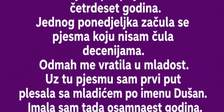 NA STAROM RADIJU SVAKOG PONEDELJKA ČULA SAM ISTU PJESMU – A ONDA JE VODITELJ PROČITAO PORUKU SA MOJIM IMENOM