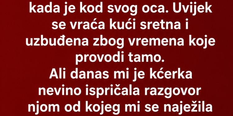 KĆERKINE RIJEČI SU ME ZALEDILE 😳