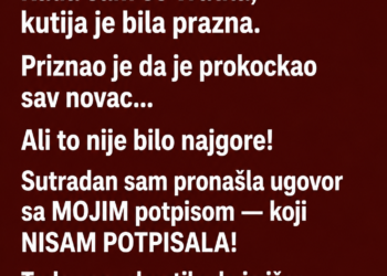 MUŽ JE PRODAO MOJ NAKIT DOK SAM BILA KOD MAJKE – TEK KASNIJE SAM SAZNALA ZAŠTO MU JE HITNO TREBAO NOVAC
