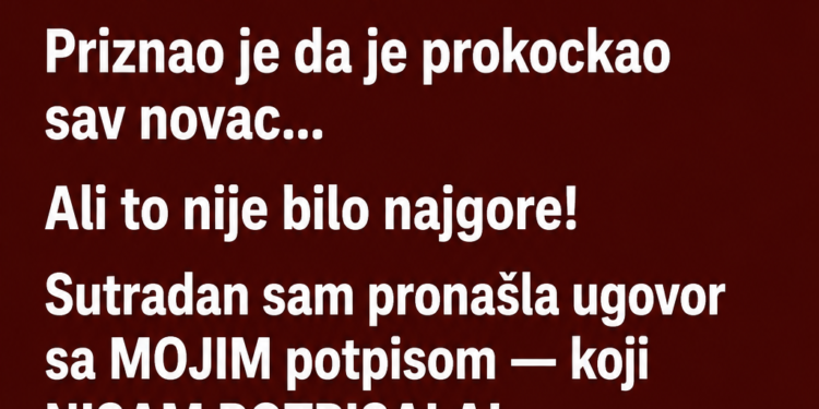 MUŽ JE PRODAO MOJ NAKIT DOK SAM BILA KOD MAJKE – TEK KASNIJE SAM SAZNALA ZAŠTO MU JE HITNO TREBAO NOVAC