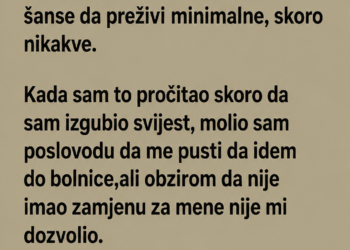 BRAT MI SE BORIO ZA ŽIVOT, A ŠEF MI NIJE DAO DA ODEM: Napustio sam smjenu, a onda je DIREKTOR DONIO ŠOKANTNU ODLUKU!
