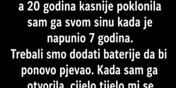 20 GODINA JE ČUVALA POSLJEDNJI POKLON SVOG OCA: Kad je otvorila plišanog medu, pronašla je PORUKU KOJA JU JE SLOMILA!