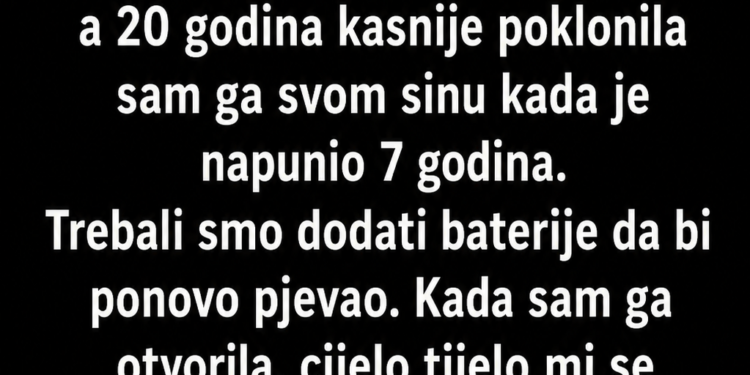 20 GODINA JE ČUVALA POSLJEDNJI POKLON SVOG OCA: Kad je otvorila plišanog medu, pronašla je PORUKU KOJA JU JE SLOMILA!