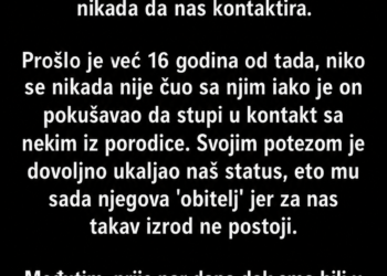 ODREKAO SAM SE SINA JER JE OŽENIO HRVATICU: Poslije 16 godina sreo sam njegovu djecu i GORKO SE POKAJAO!