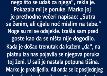 NA DAN VJENČANJA SAZNALA SAM KOGA ON ZAISTA VOLI