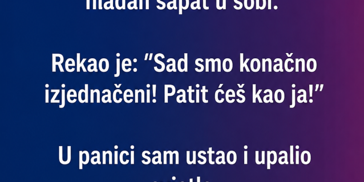 ODSJELI SMO U MOTELU SA BEBOM – U TRI UJUTRO PROBUDIO ME JE NEČIJI ŠAPAT