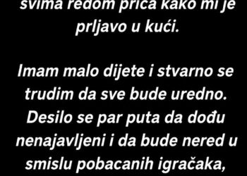 SVEKRVA JE SVIMA GOVORILA DA MI JE KUĆA PRLJAVA – A ONDA MI JE MUŽ OTKRIO PRAVI RAZLOG