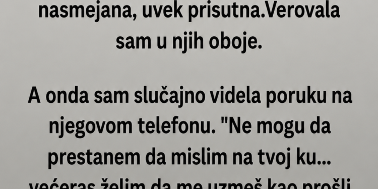 NAJBOLJA DRUGARICA I DEČKO KRILI SU OD MENE STRAŠNU TAJNU