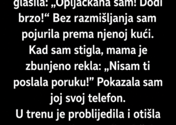 MAMA JE TVRDILA DA NIJE POSLALA PORUKU – A ONDA SMO NA KAMERI VIDJELE KO JE BIO ISPRED KUĆE