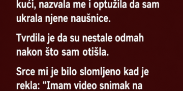 SVEKRVA ME OPTUŽILA DA SAM UKRALA NAUŠNICE – A ONDA JE SNIMAK OTKRIO KO JE SVE NAMJESTIO