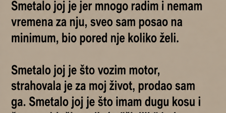 ZBOG DJEVOJKE SAM PROMIJENIO CIJELI ŽIVOT: Kad je tražila da se odreknem i PRIJATELJA, konačno sam rekao DOSTA!