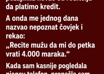 MUŽ JE GOVORIO DA MU PLATA KASNI, A ONDA SAM OTKRILA DA JE ZA TRI MJESECA PROKOCKAO 18.000 MARAKA