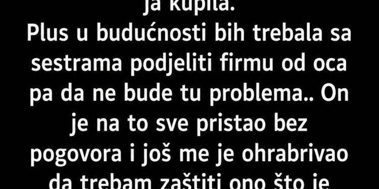 POTPISALA SAM PREDBRAČNI UGOVOR DA ZAŠTITIM SVOJU IMOVINU – 2 GODINE KASNIJE OTKRILA SAM ŠTA JE MUŽ KRIO