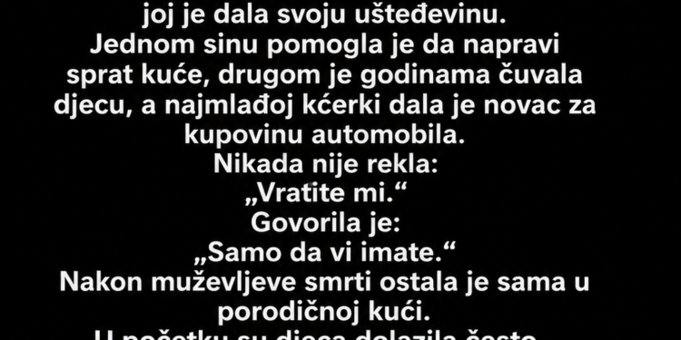 ČETVORO DJECE JE MAJCI REKLO DA ĆE U DOMU „IMATI SVE“ – ALI NIKO NIJE OČEKIVAO ŠTA ĆE ONA URADITI SA KUĆOM