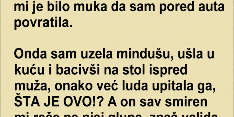 PRONAŠLA SAM MINĐUŠU U MUŽEVOM AUTU – A ONDA JE SNIMAK OTKRIO TAJNU NAŠE ĆERKE