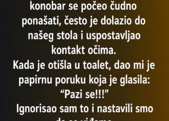 KONOBAR ME JE UPOZORIO NA PRVOM DEJTU – 8 MJESECI KASNIJE OTKRIO SAM ŠOKANTNU ISTINU O NJOJ