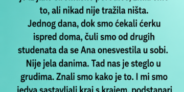 GODINAMA SMO TAJNO POMAGALI SIROMAŠNOJ STUDENTKINJI: Jednog dana pojavila se na našim vratima i RASPLAKALA NAS!