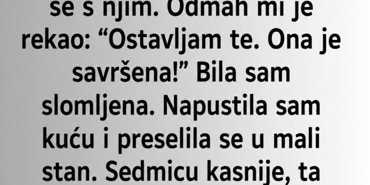 MUŽ MI JE REKAO DA ME OSTAVLJA ZBOG SEKRETARICE: Sedam dana kasnije ONA MI JE OTKRILA PRAVU ISTINU!