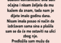 MUŽ ME VARAO SA UDATOM KOMŠINICOM: Ćutala sam i spremala plan, a onda sam mu JEDNOM REČENICOM sve vratila!