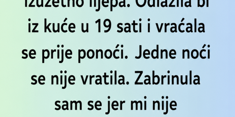 ČUVALA SAM DJEČAKA, A NJEGOVU MAJKU UGLEDALA NA TELEVIZIJI U 3 UJUTRO – ONDA SAM SAZNALA NJENU TAJNU